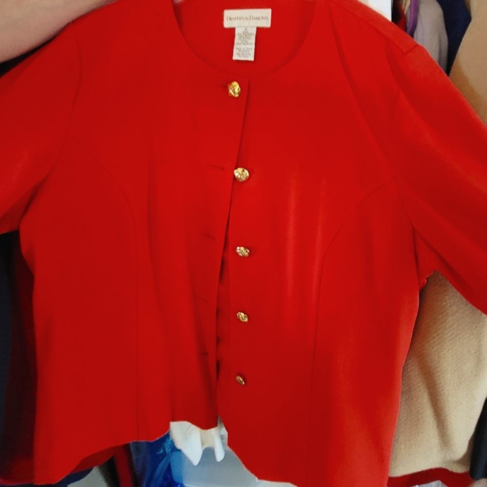Drapers & Damons, 12, red blazer
